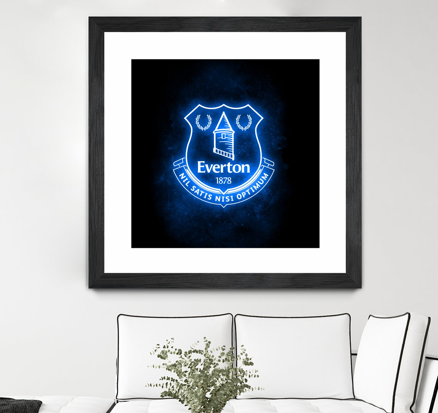 Neon Everton by Imam Safi'i on GIANT ART - black photo illustration