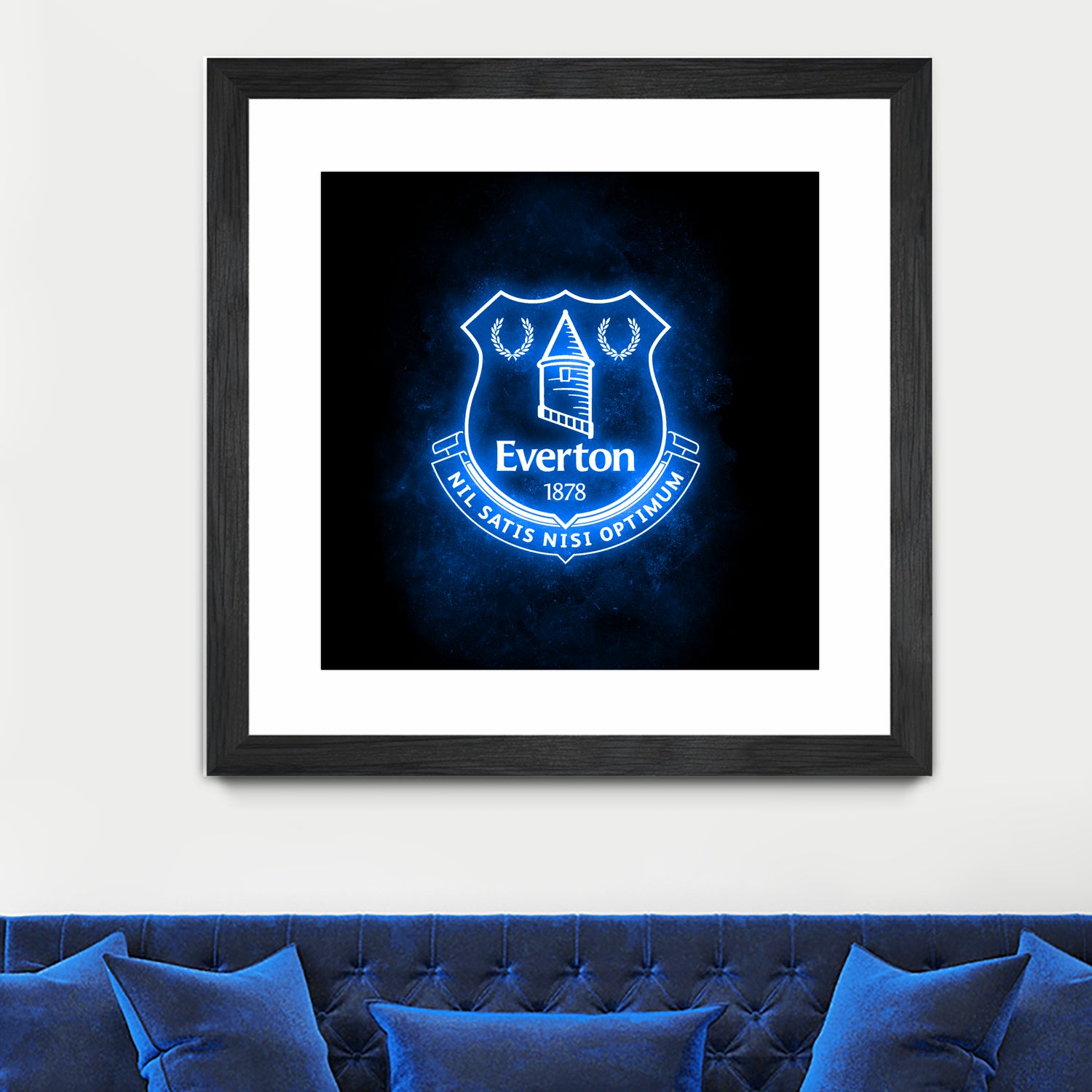 Neon Everton by Imam Safi'i on GIANT ART - black photo illustration