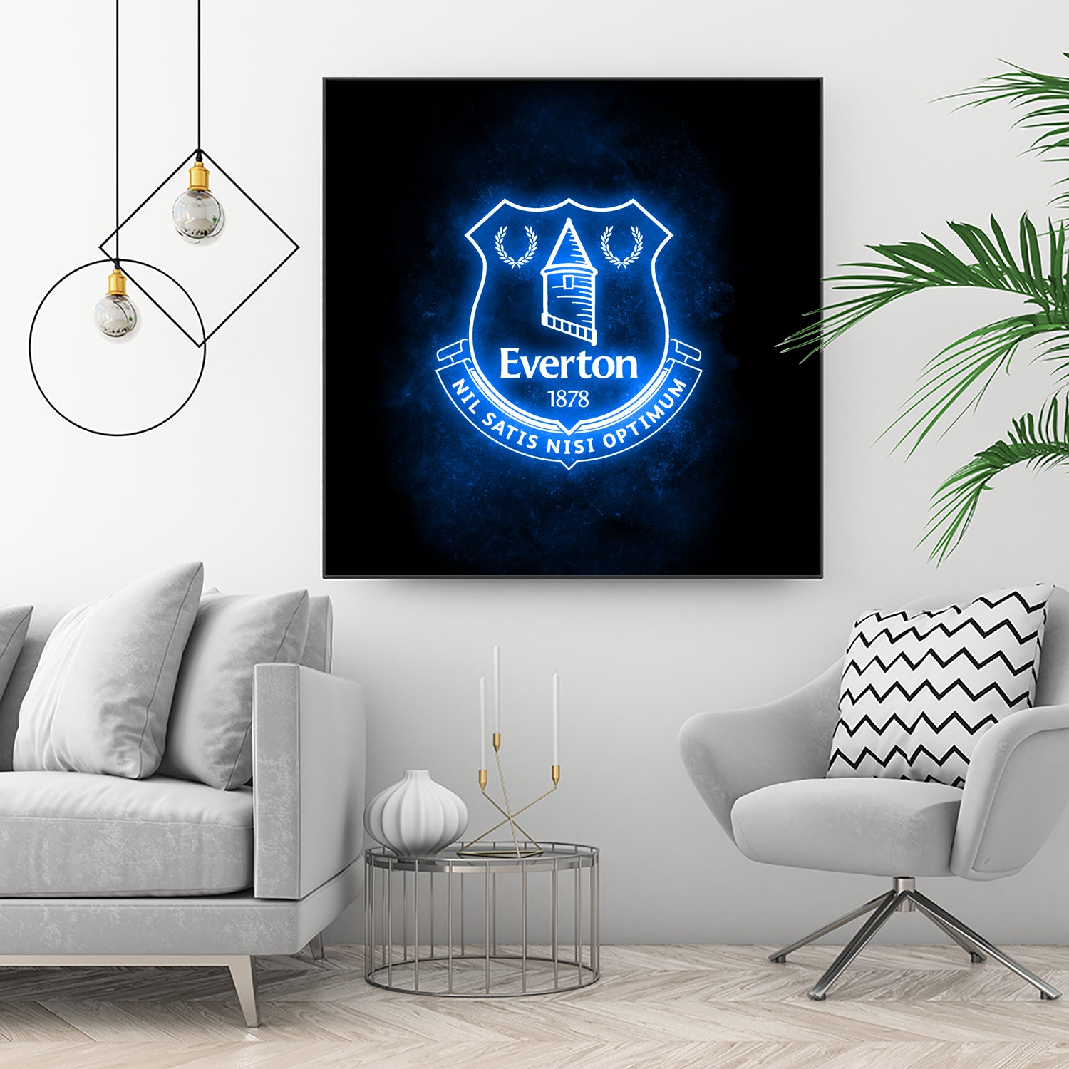 Neon Everton by Imam Safi'i on GIANT ART - black photo illustration