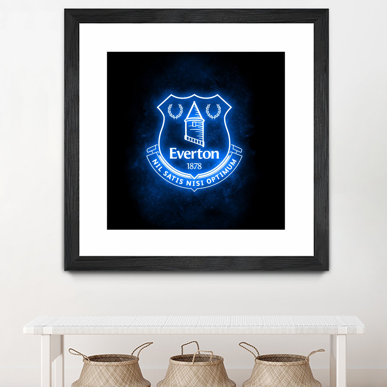 Neon Everton by Imam Safi'i on GIANT ART - black photo illustration