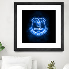 Neon Everton by Imam Safi'i on GIANT ART - black photo illustration