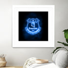 Neon Everton by Imam Safi'i on GIANT ART - black photo illustration