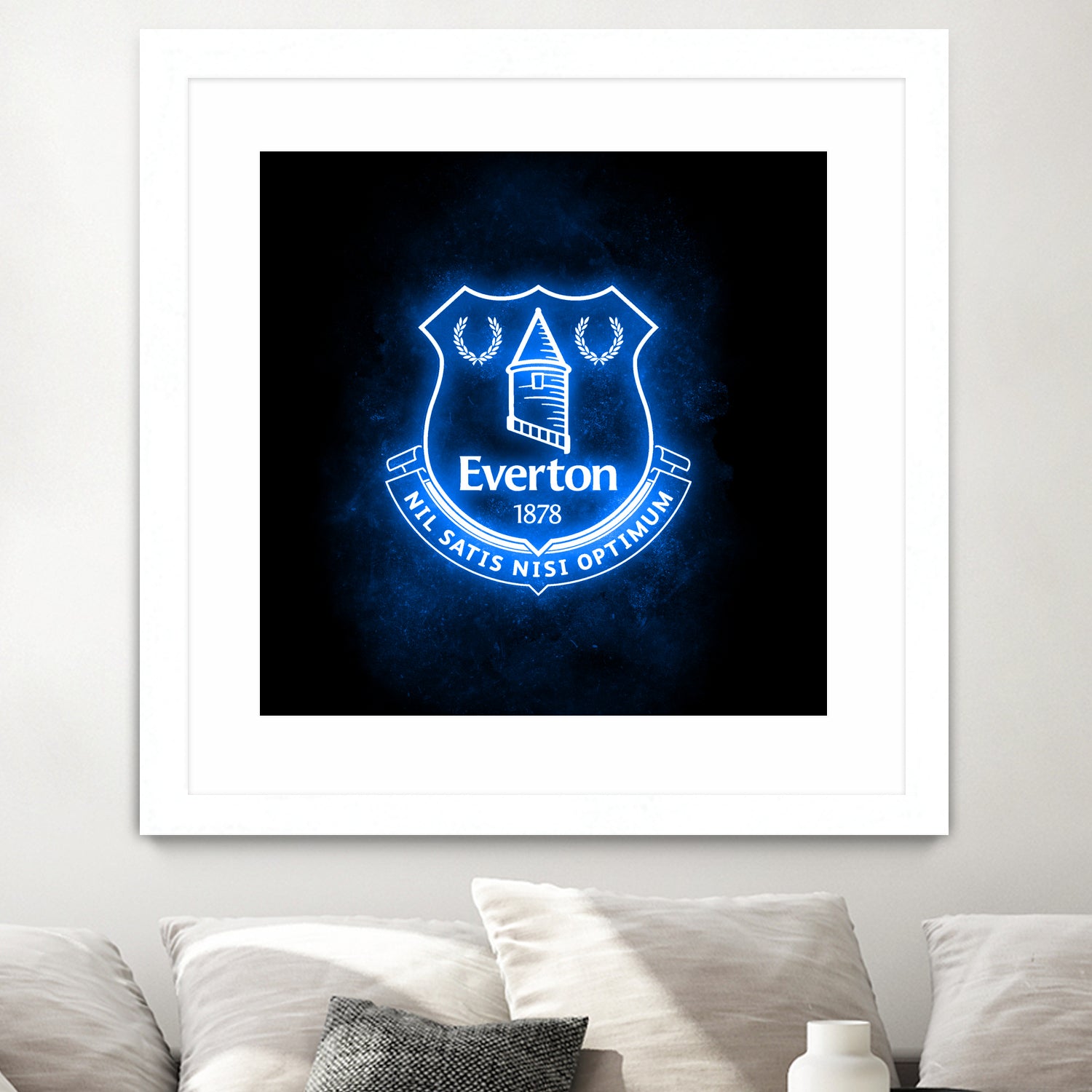 Neon Everton by Imam Safi'i on GIANT ART - black photo illustration