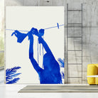 Blue Nude Vacay Matisse by Uma Gokhale on GIANT ART - blue digital painting