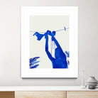 Blue Nude Vacay Matisse by Uma Gokhale on GIANT ART - blue digital painting