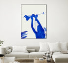 Blue Nude Vacay Matisse by Uma Gokhale on GIANT ART - blue digital painting