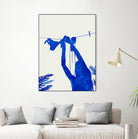 Blue Nude Vacay Matisse by Uma Gokhale on GIANT ART - blue digital painting