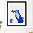 Blue Nude Vacay Matisse by Uma Gokhale on GIANT ART - blue digital painting