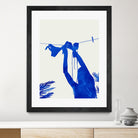 Blue Nude Vacay Matisse by Uma Gokhale on GIANT ART - blue digital painting