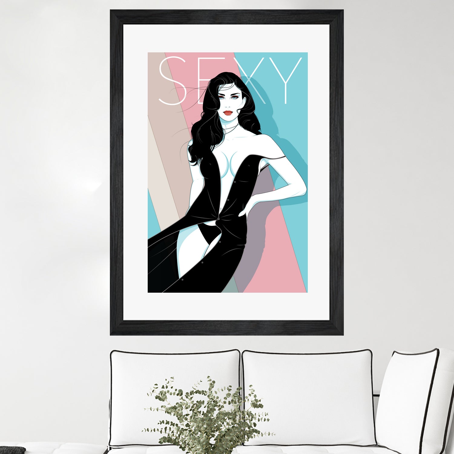 SEXY by Ron Santiano on GIANT ART - black digital drawing