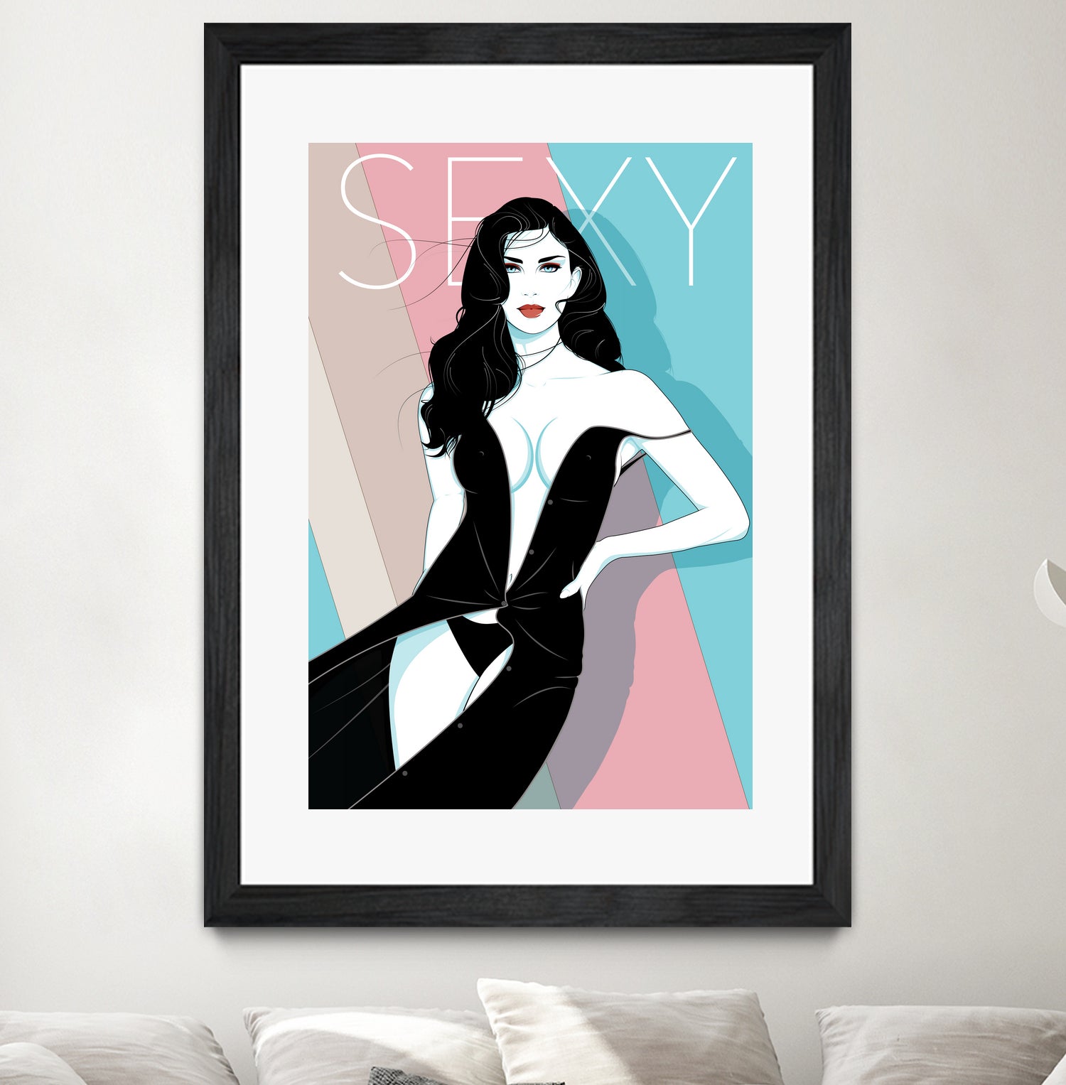 SEXY by Ron Santiano on GIANT ART - black digital drawing