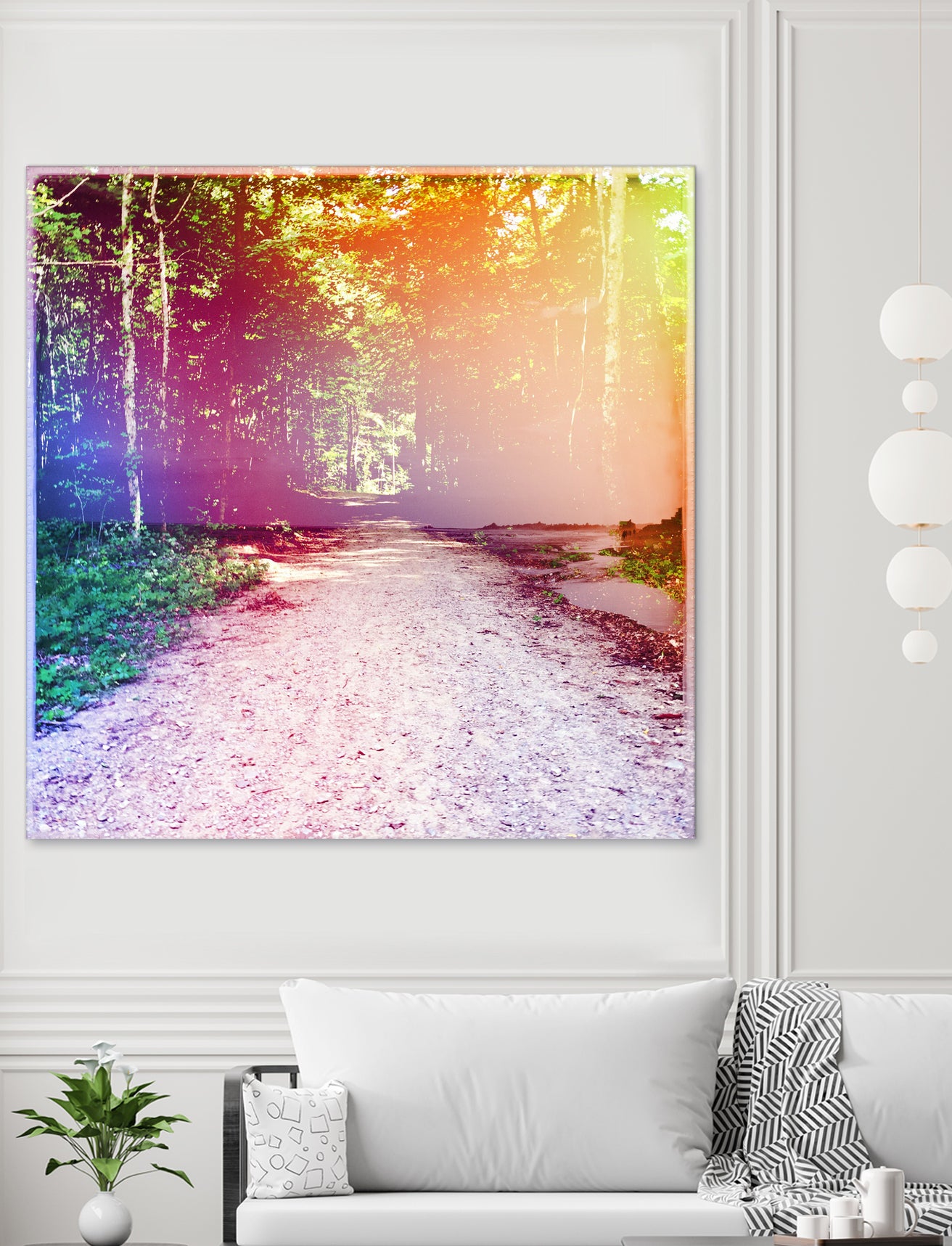 Path by Deb Schmill on GIANT ART - fuchsia photo manipulation