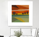 Abstract sunset by M.TERESA HERNANDEZ on GIANT ART - orange digital painting