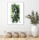 GreenSkull (Naked Ballerina No1) by Radoslav Karanović on GIANT ART - green digital drawing