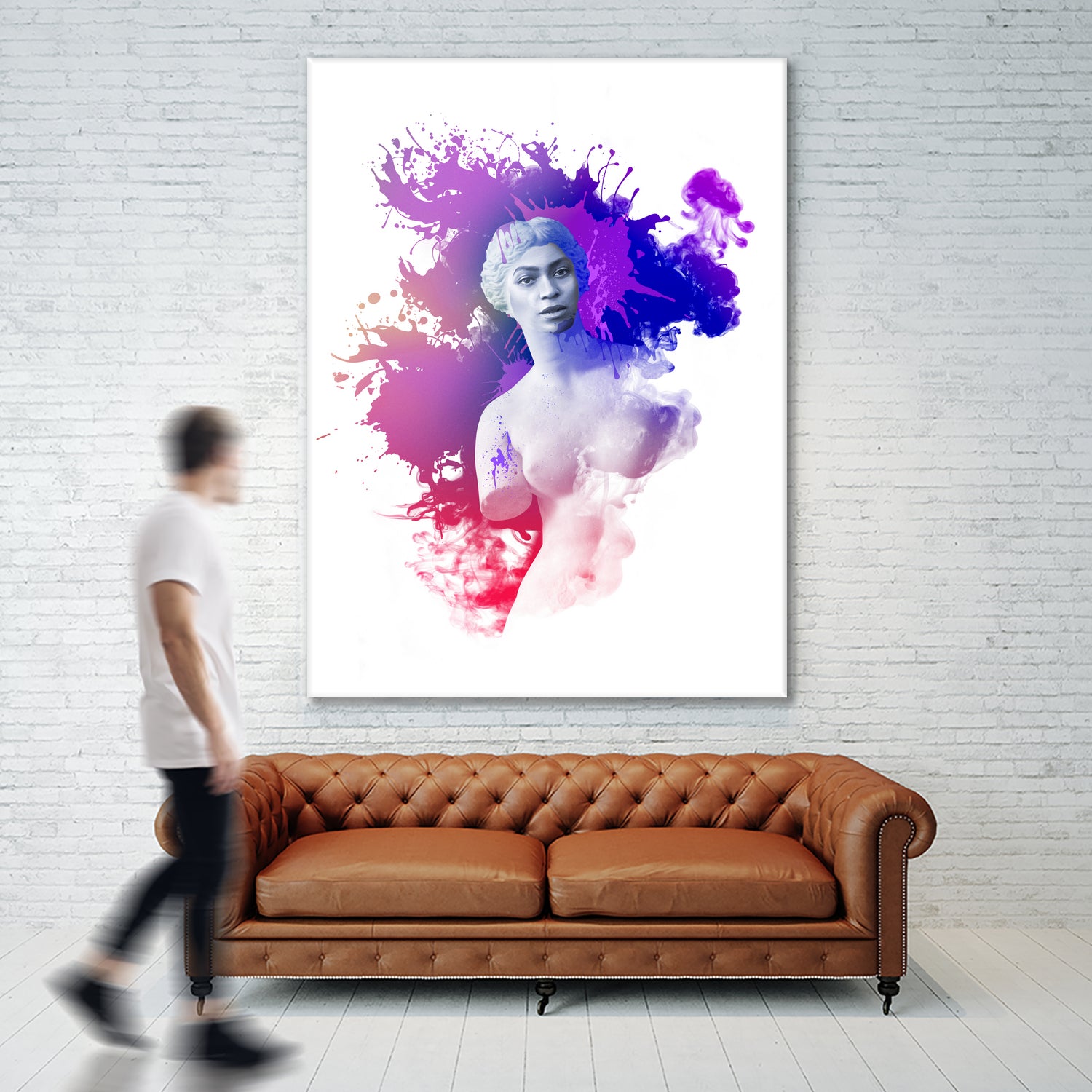 Beyoncé Venus by Pepe Psyche on GIANT ART - fuchsia digital painting