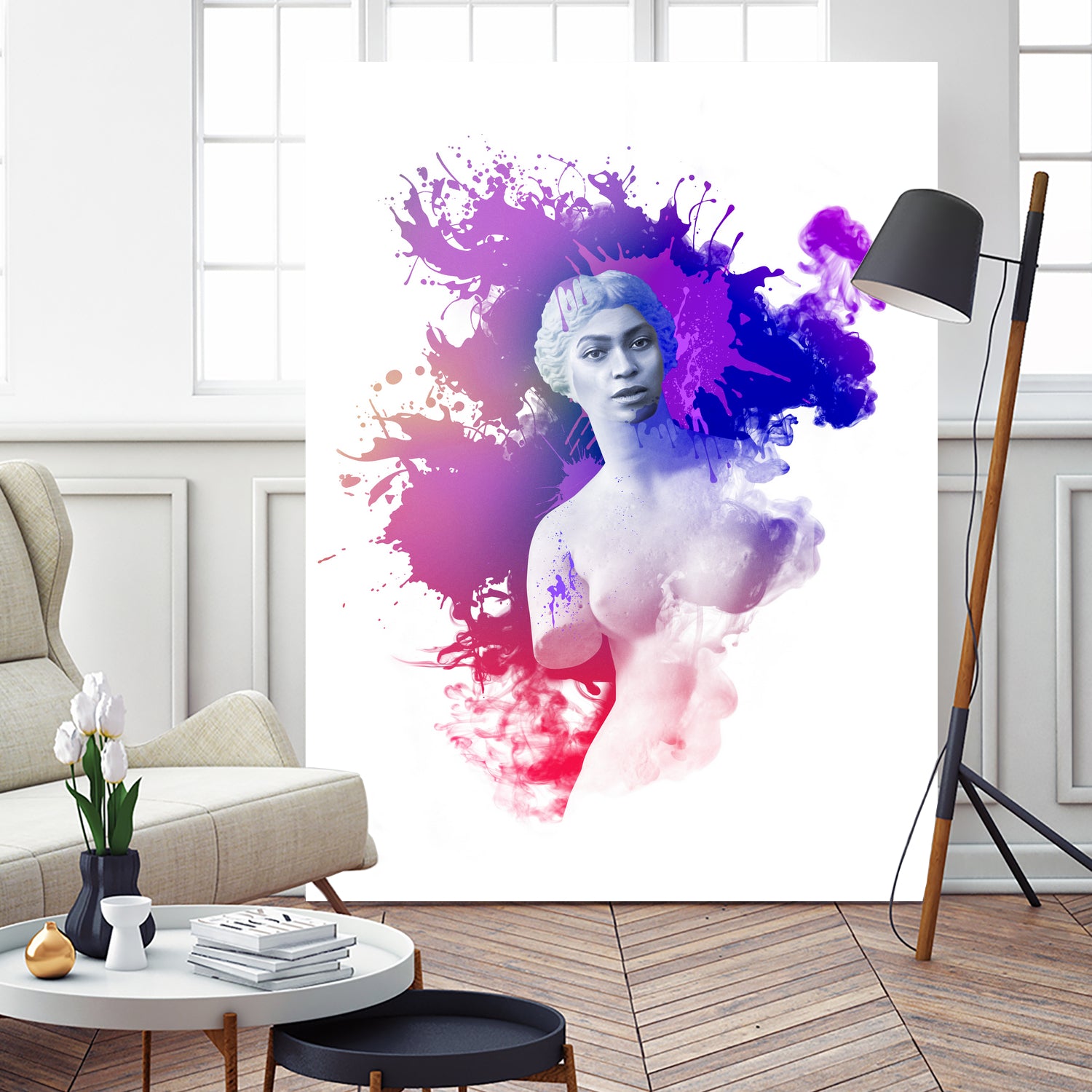 Beyoncé Venus by Pepe Psyche on GIANT ART - fuchsia digital painting