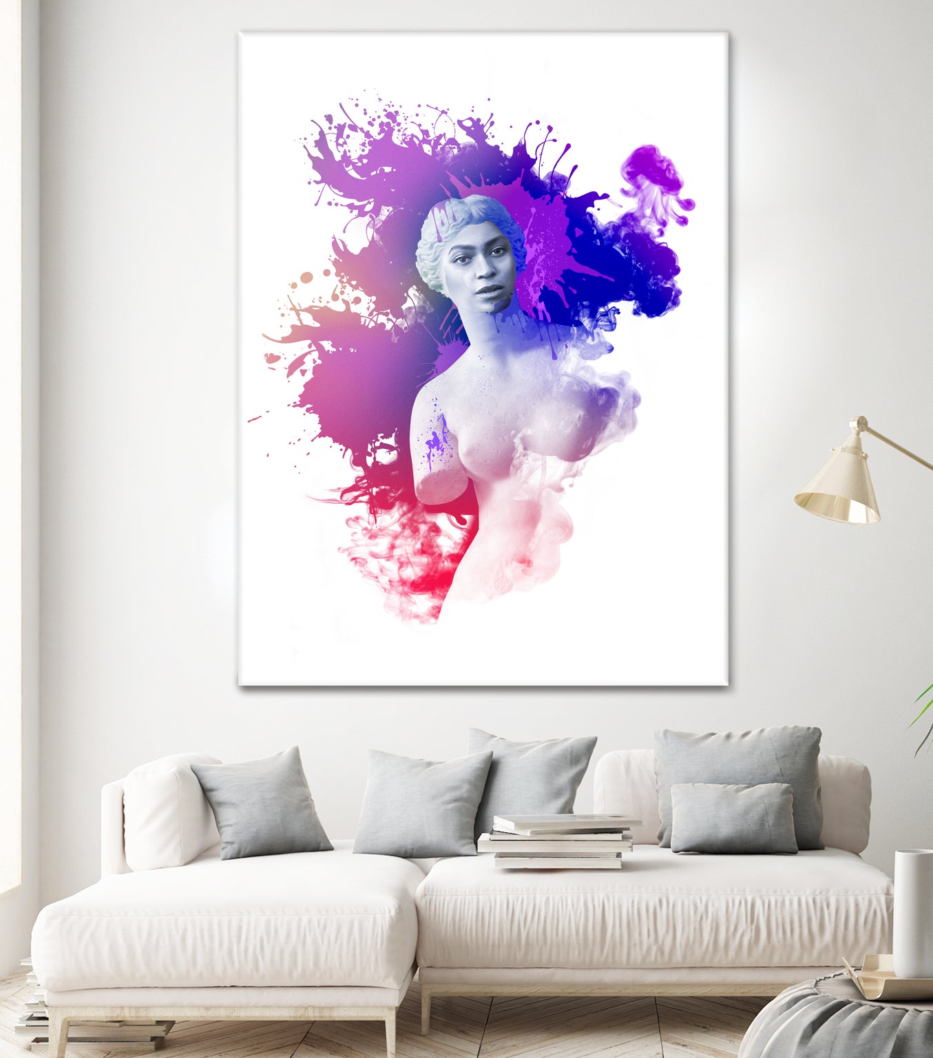 Beyoncé Venus by Pepe Psyche on GIANT ART - fuchsia digital painting