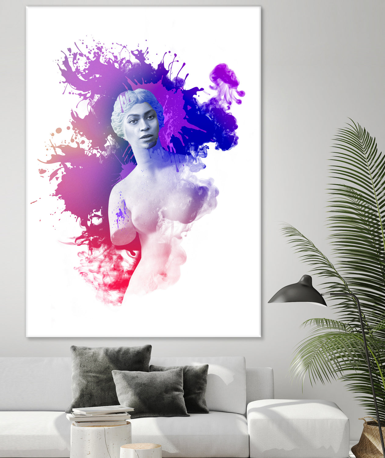 Beyoncé Venus by Pepe Psyche on GIANT ART - fuchsia digital painting