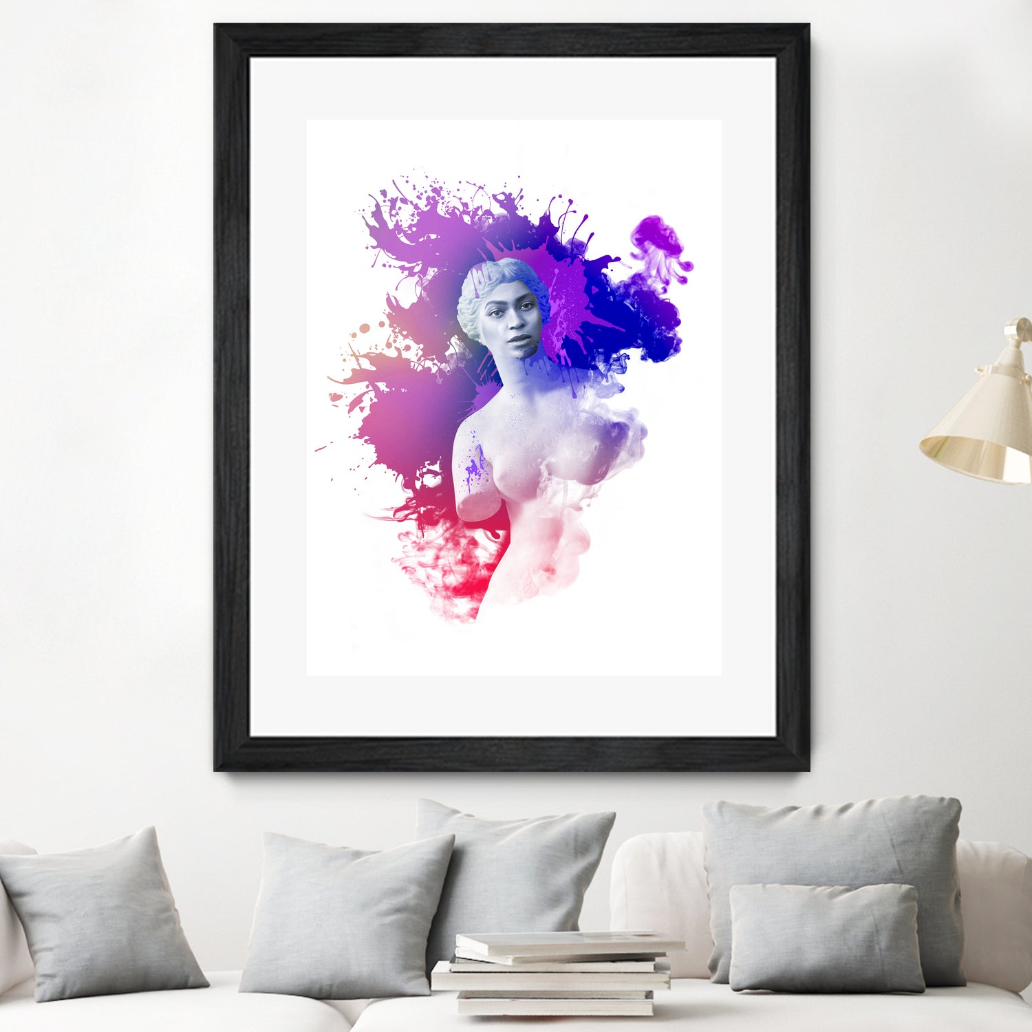 Beyoncé Venus by Pepe Psyche on GIANT ART - fuchsia digital painting