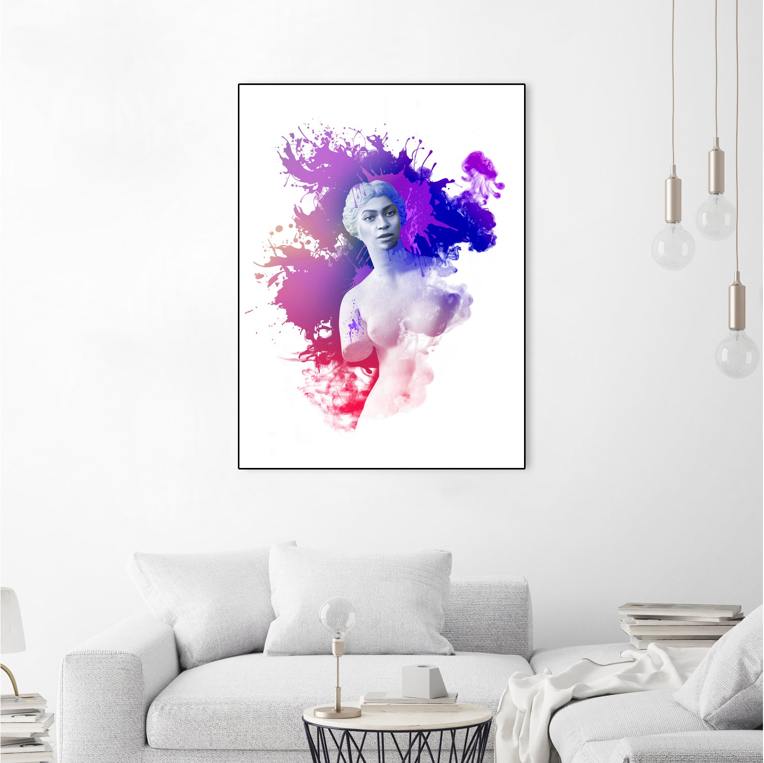 Beyoncé Venus by Pepe Psyche on GIANT ART - fuchsia digital painting