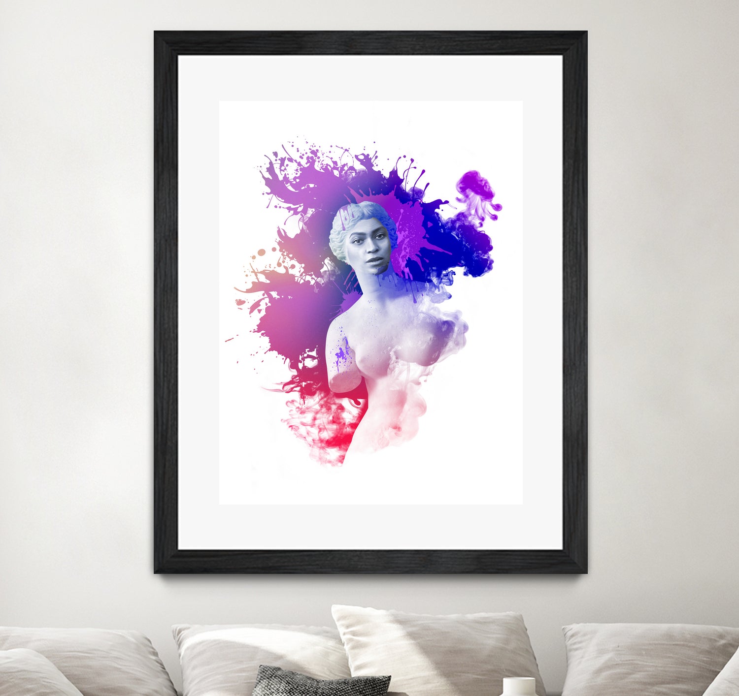 Beyoncé Venus by Pepe Psyche on GIANT ART - fuchsia digital painting