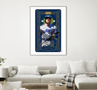 Dodgers Tarot: Justice by Claudia Labarca on GIANT ART - blue digital painting