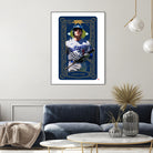 Dodgers Tarot: Justice by Claudia Labarca on GIANT ART - blue digital painting