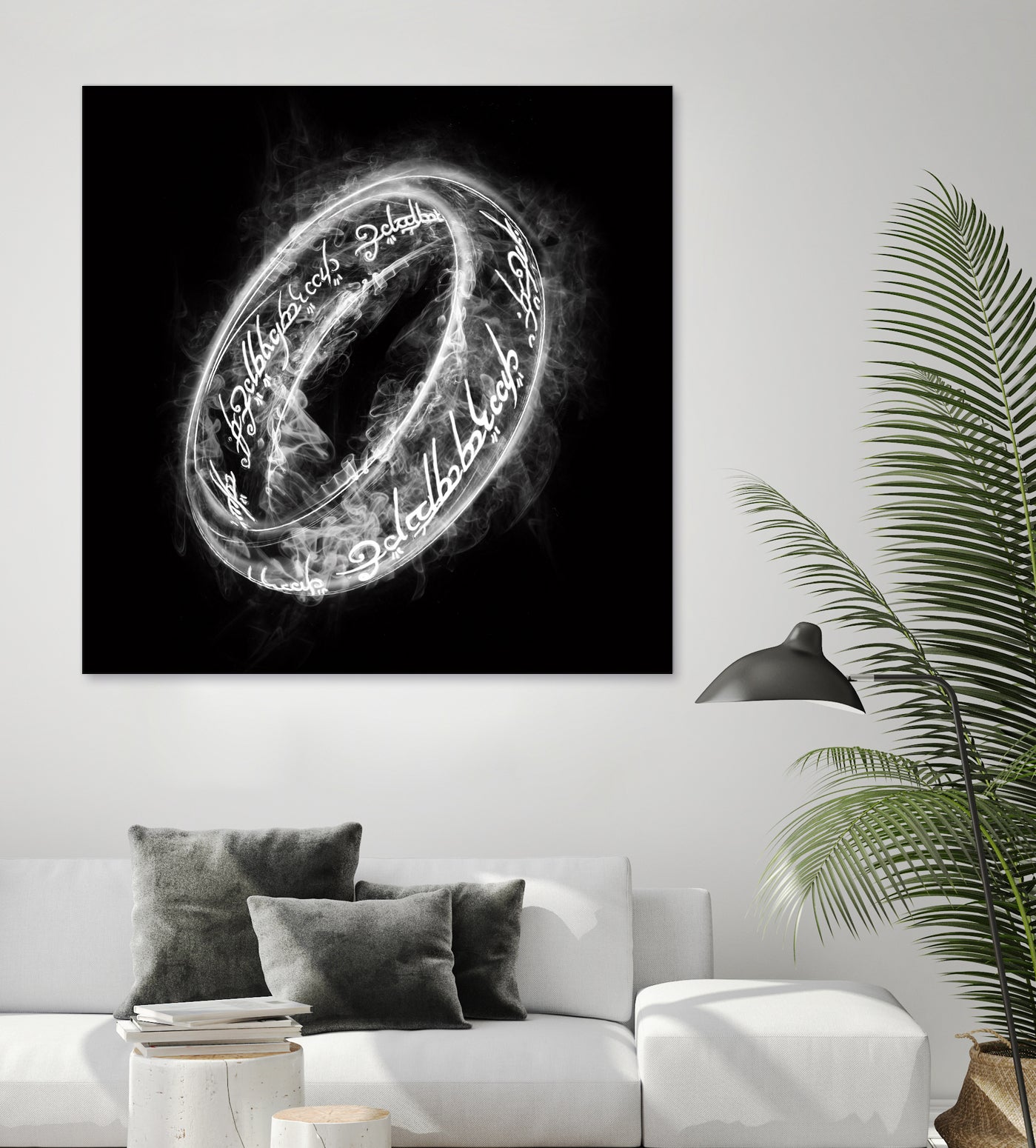 Smoky Ring by bruno clasca on GIANT ART - black digital drawing