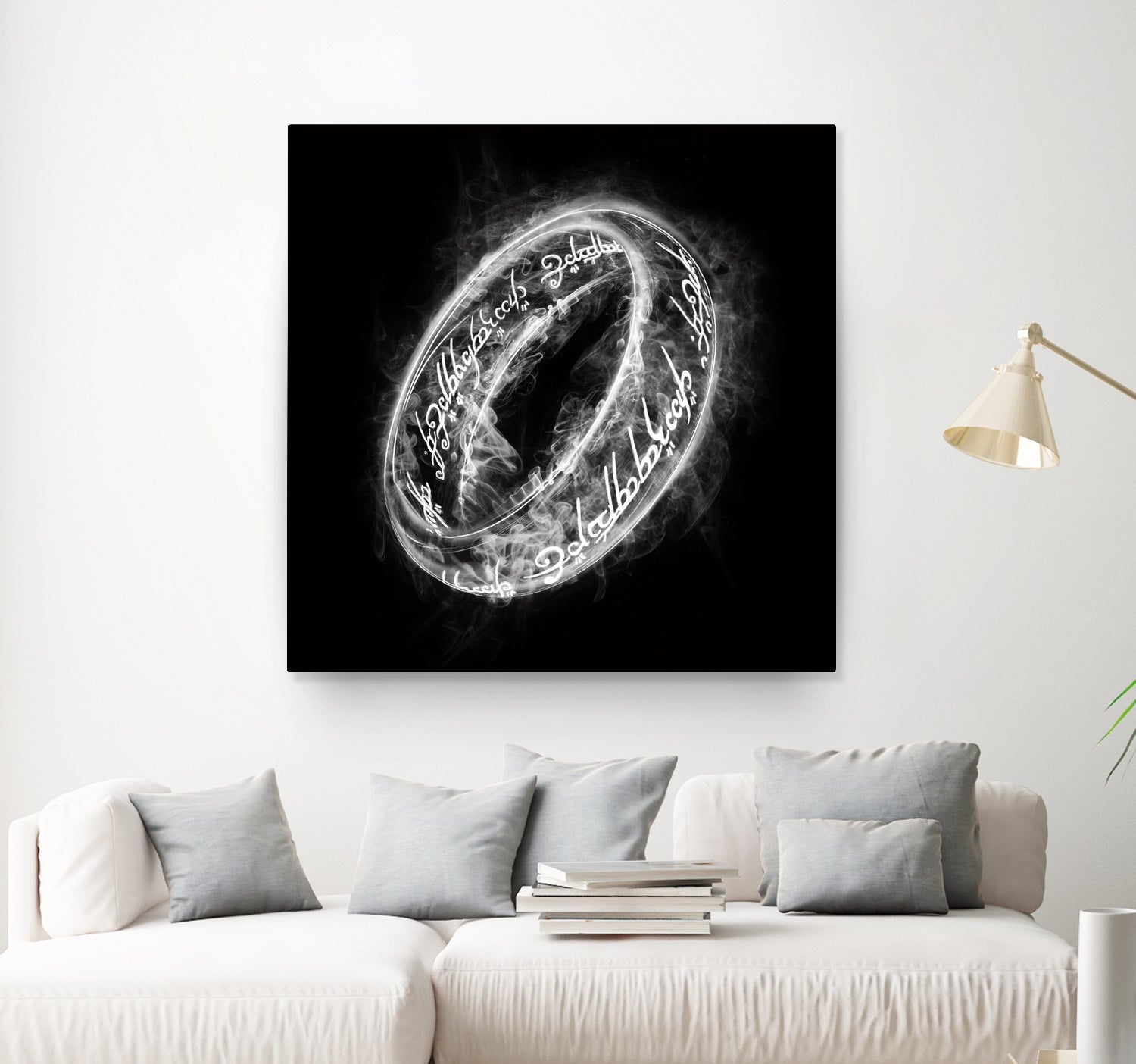 Smoky Ring by bruno clasca on GIANT ART - black digital drawing