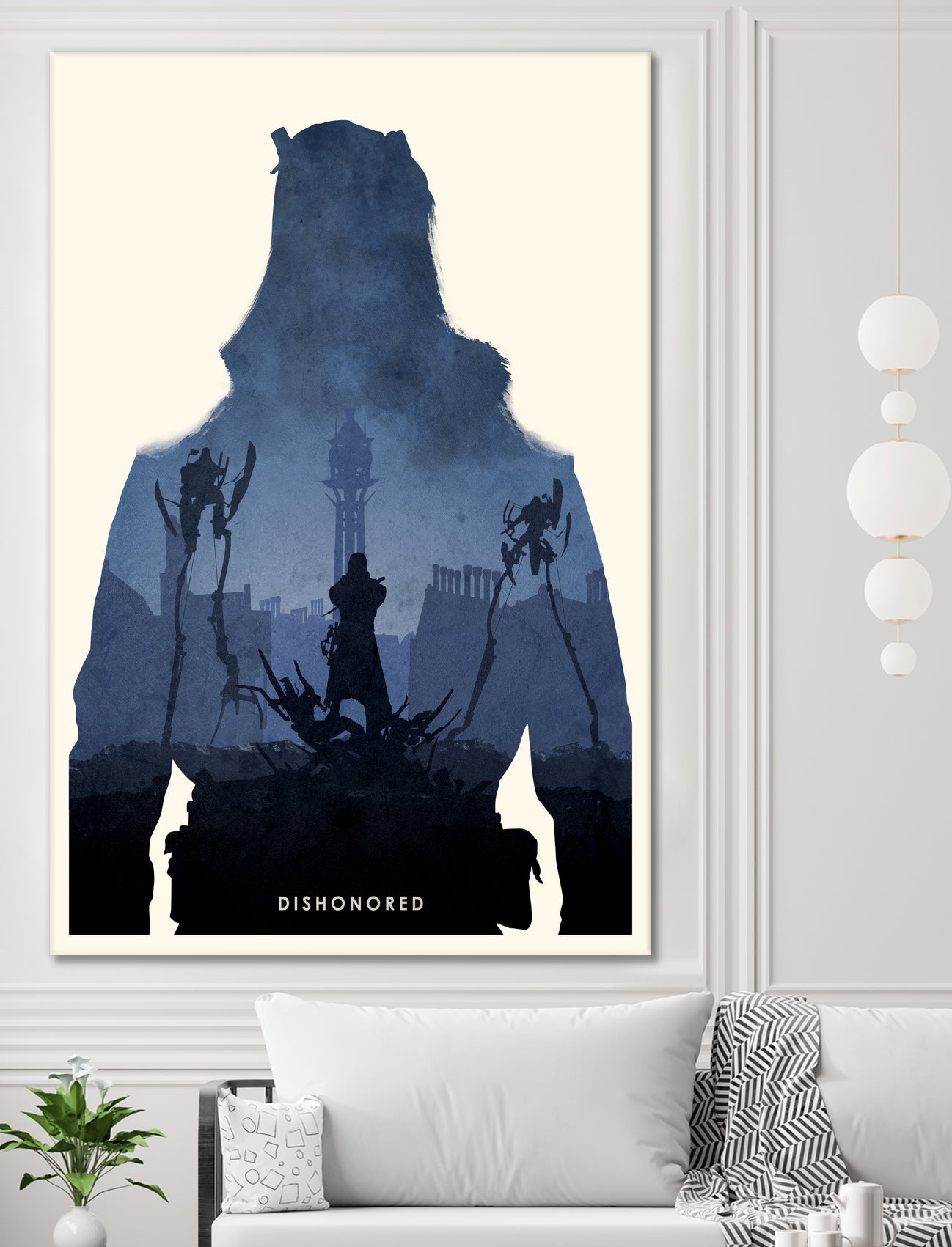 Dishonored by Ryan Ripley on GIANT ART - blue digital drawing