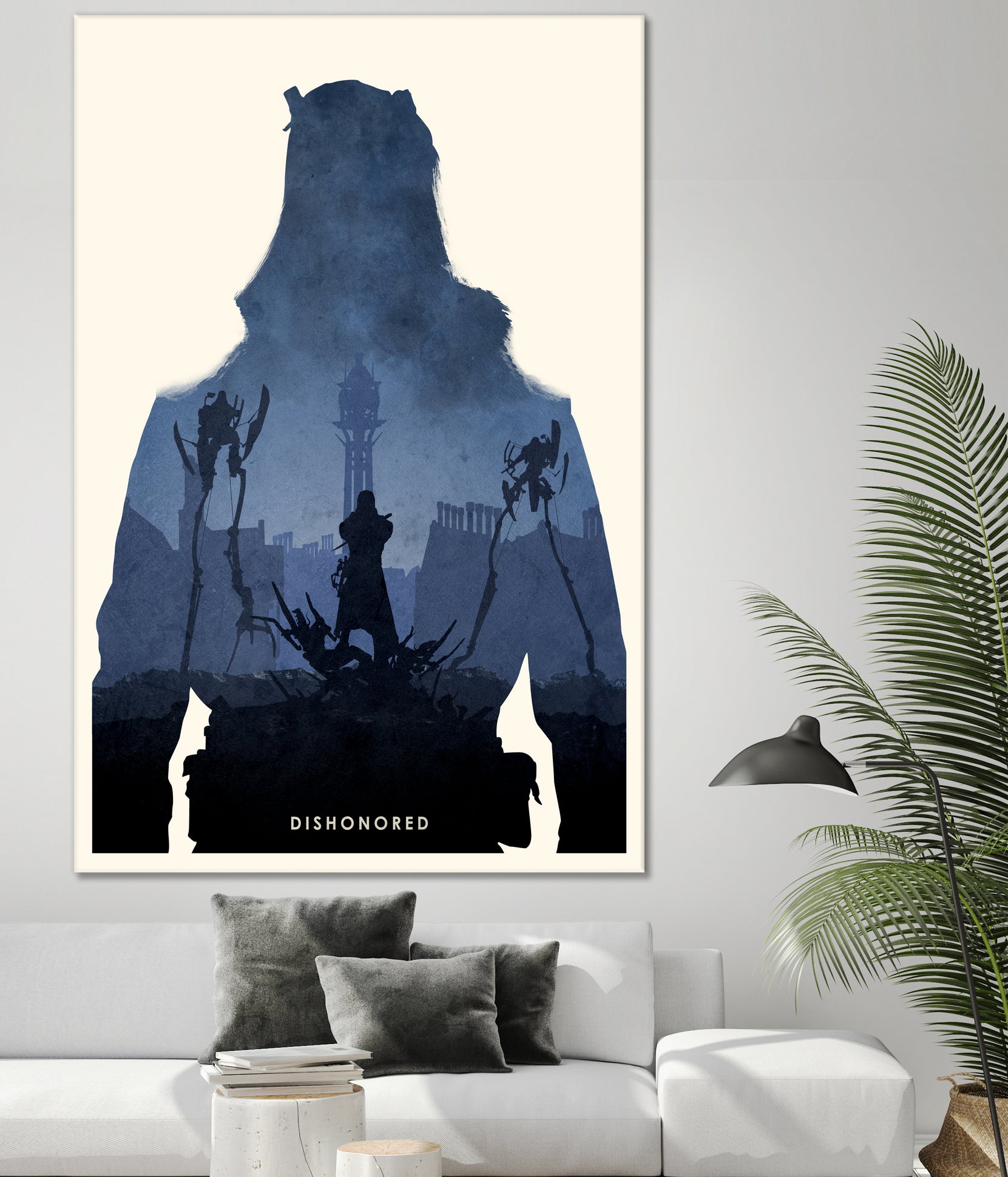 Dishonored by Ryan Ripley on GIANT ART - blue digital drawing