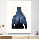 Dishonored by Ryan Ripley on GIANT ART - blue digital drawing