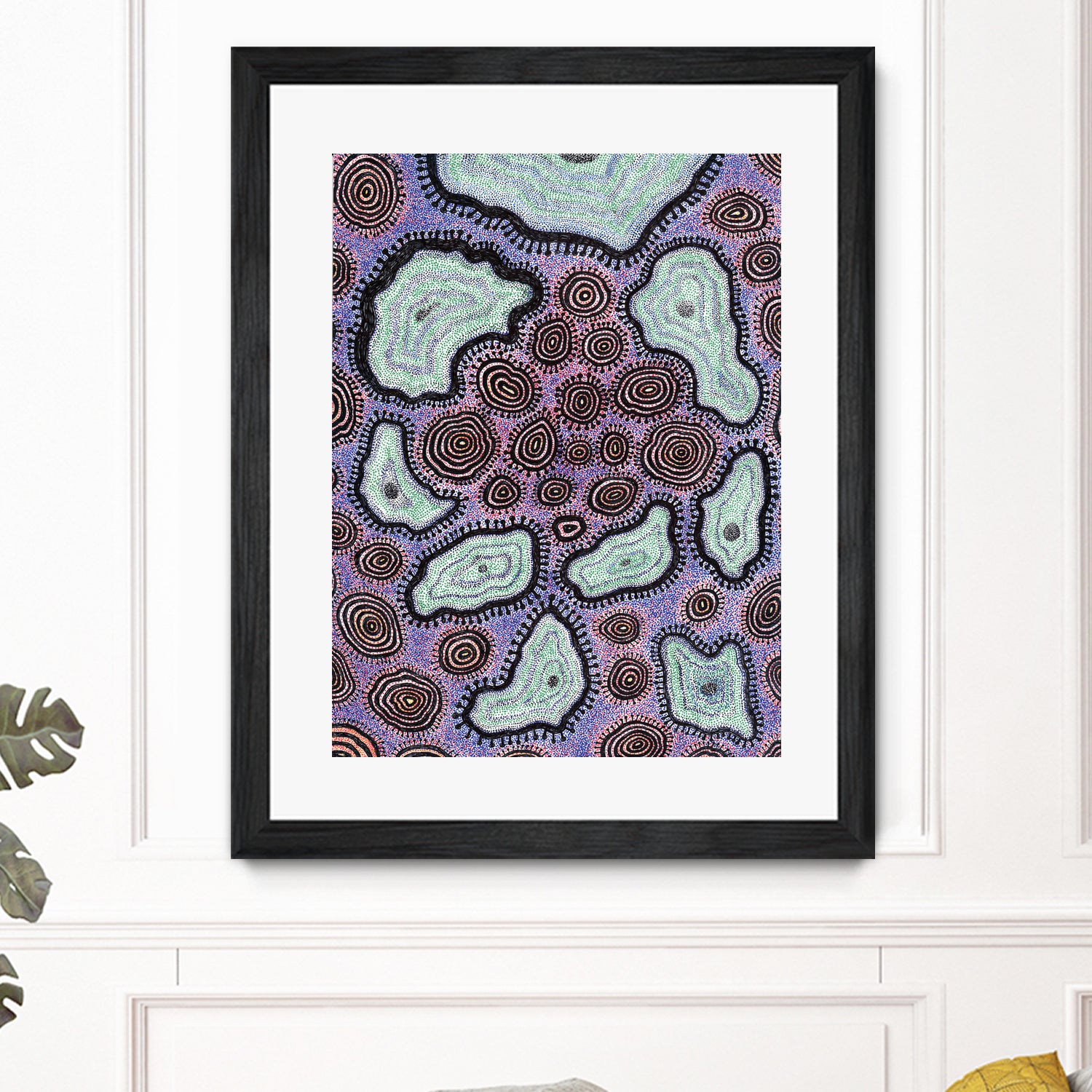 Cells by Victor Fitzsimons on GIANT ART - fuchsia mixed media