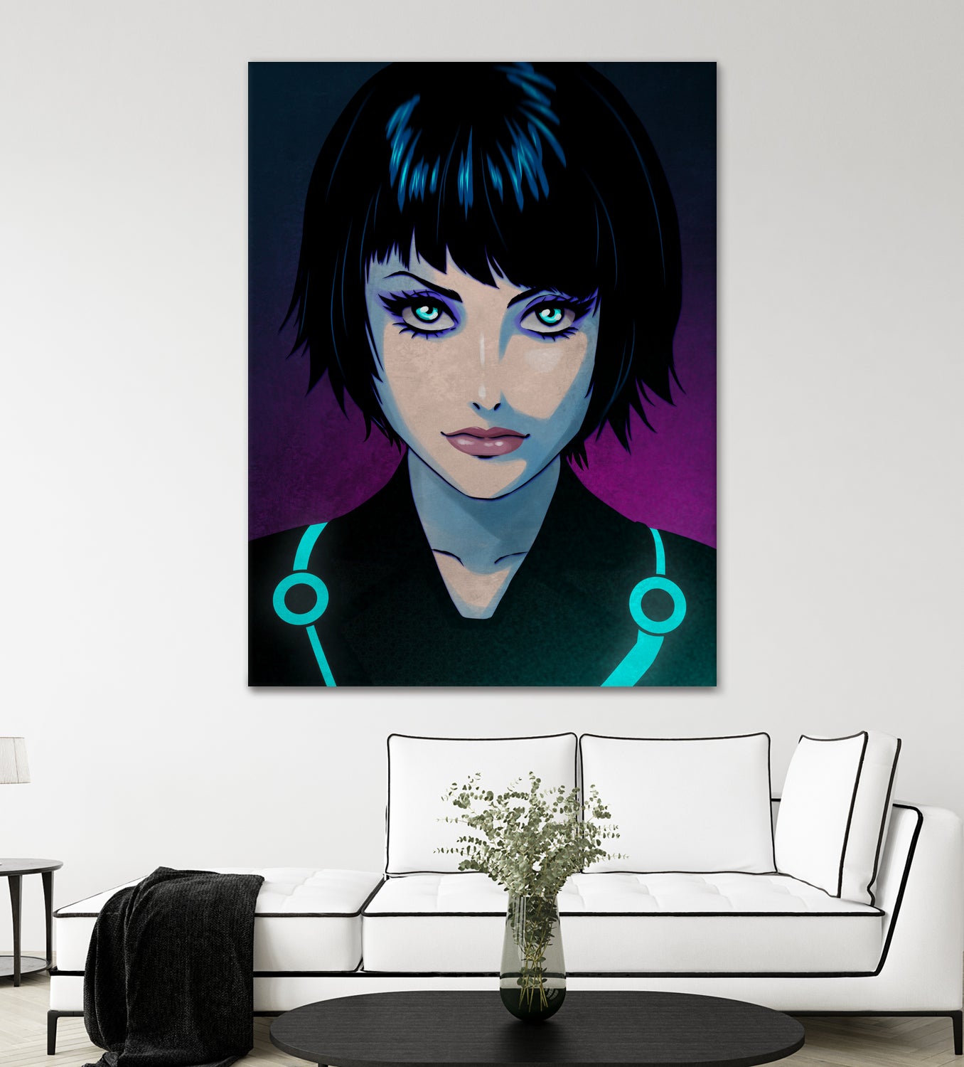 Quorra - Tron Legacy by Juan Hodgson on GIANT ART - fuchsia digital painting