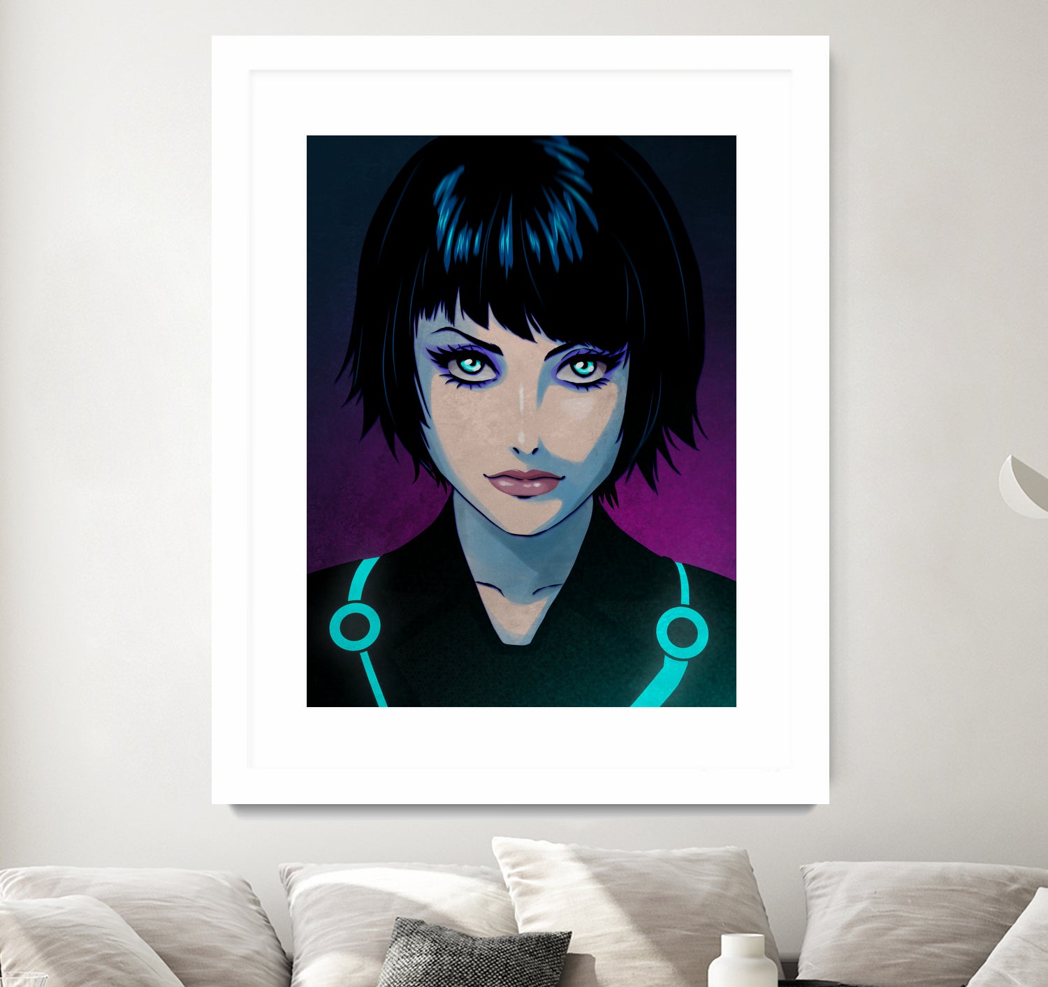 Quorra - Tron Legacy by Juan Hodgson on GIANT ART - fuchsia digital painting