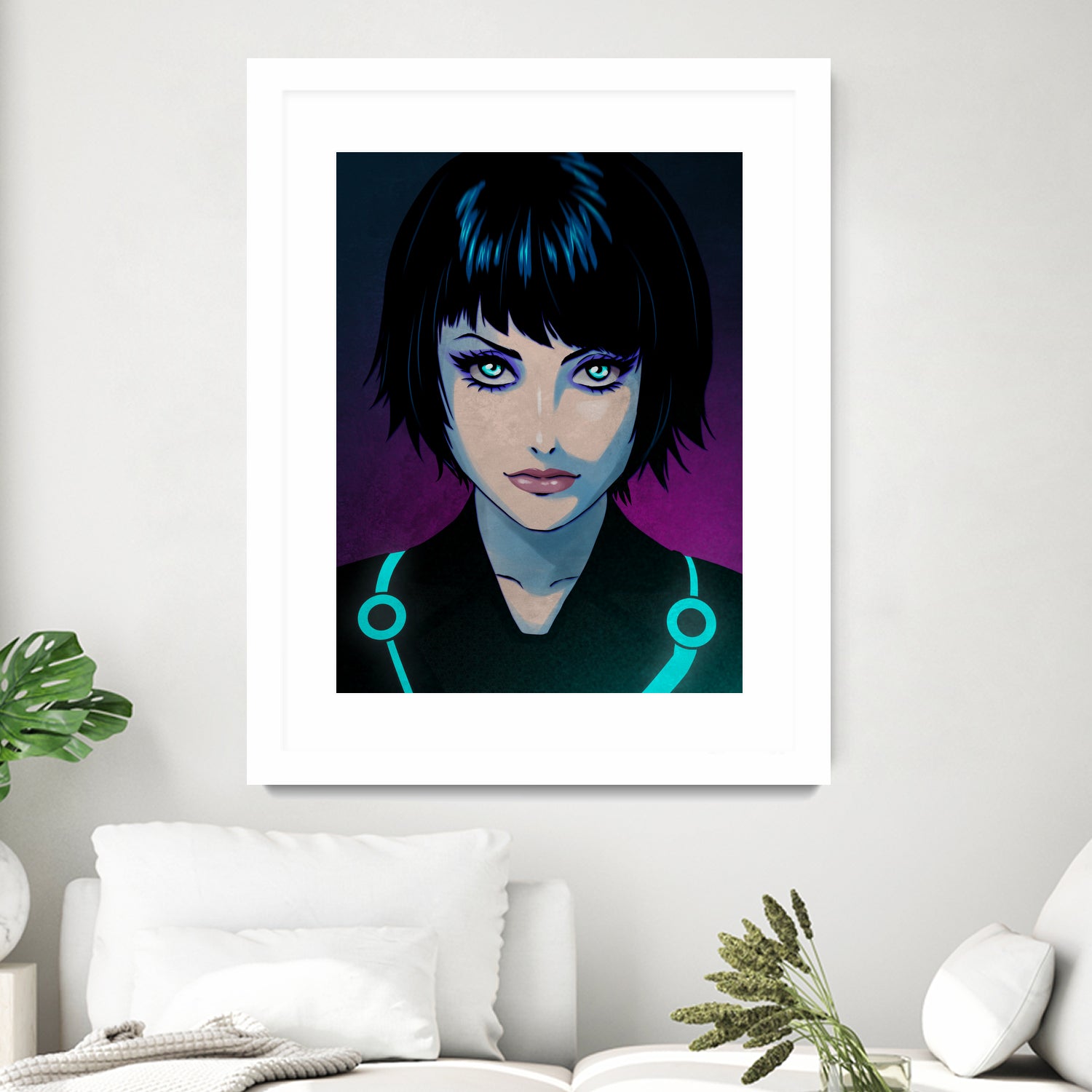 Quorra - Tron Legacy by Juan Hodgson on GIANT ART - fuchsia digital painting