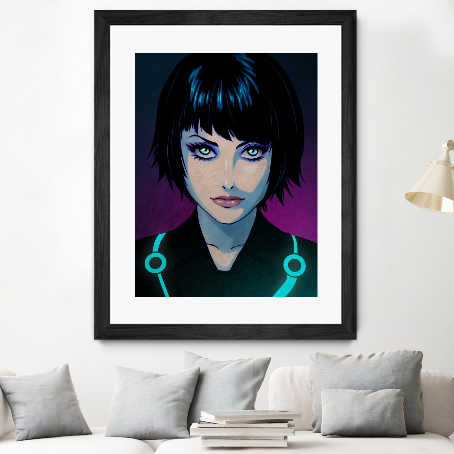 Quorra - Tron Legacy by Juan Hodgson on GIANT ART - fuchsia digital painting