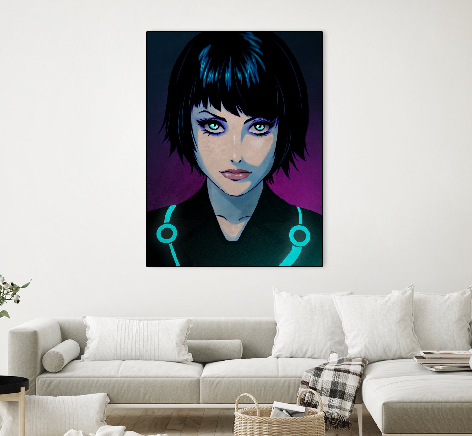 Quorra - Tron Legacy by Juan Hodgson on GIANT ART - fuchsia digital painting