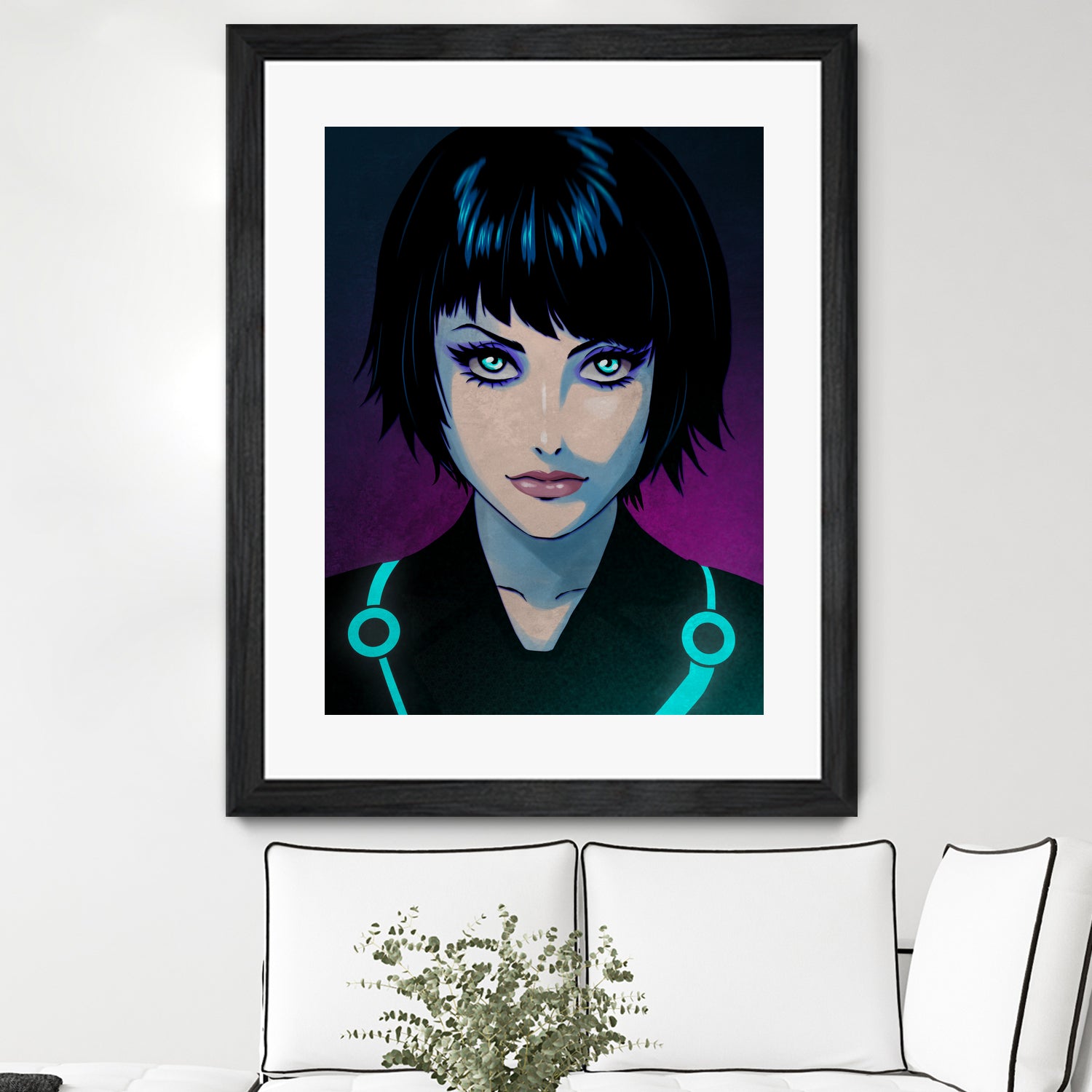 Quorra - Tron Legacy by Juan Hodgson on GIANT ART - fuchsia digital painting