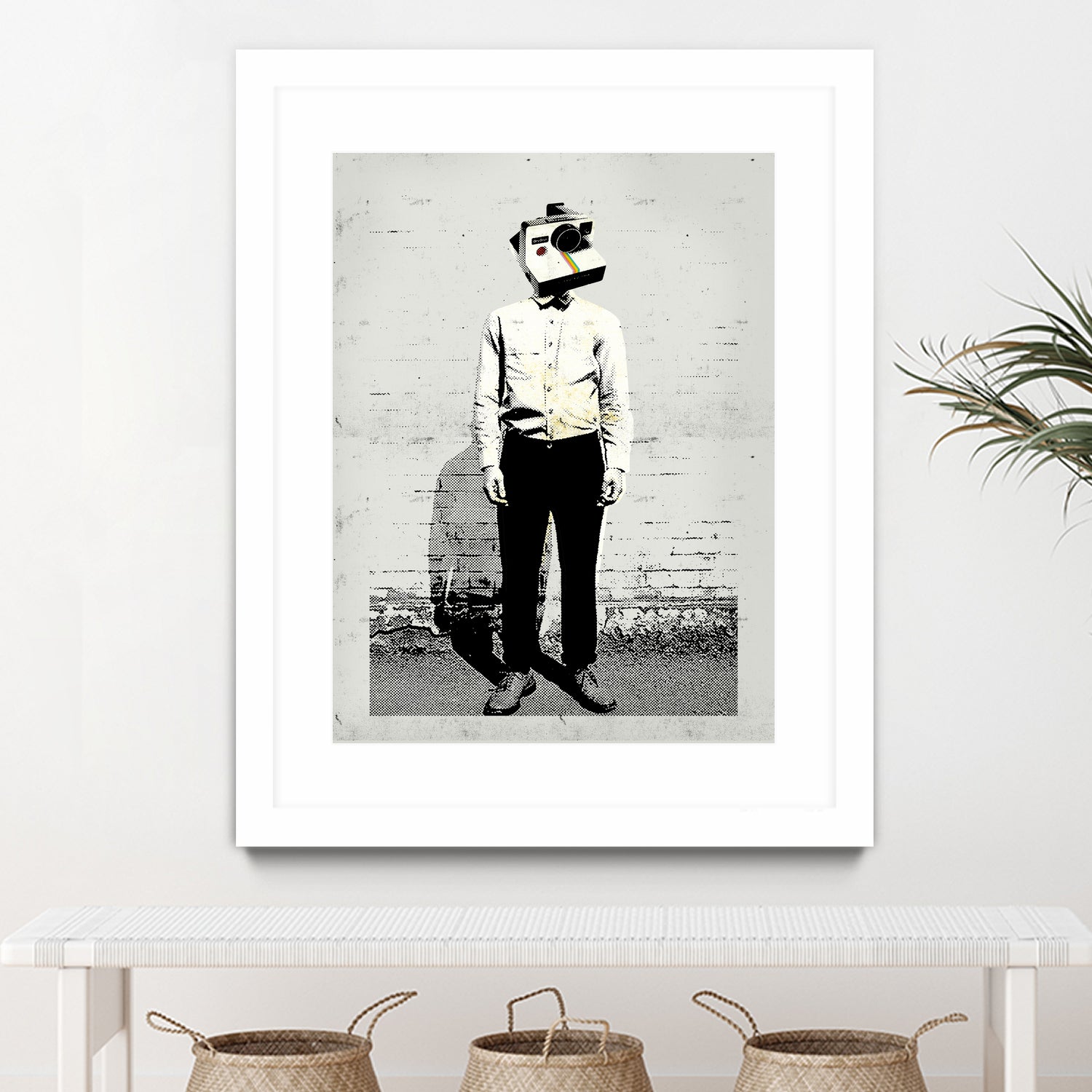 Polaroid Man by Arthur Willian Presser on GIANT ART - white photo manipulation