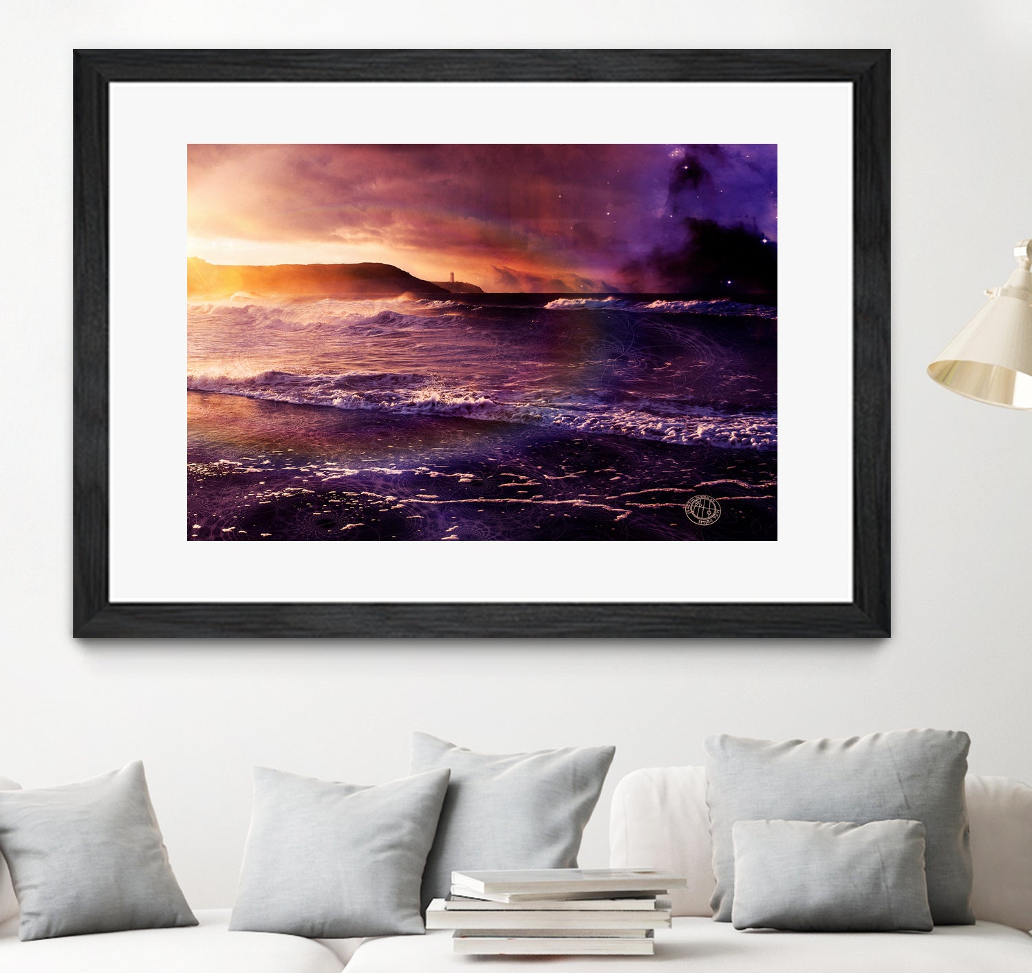 On the Horizon of the Infinite by Jaya Prime on GIANT ART - fuchsia digital painting