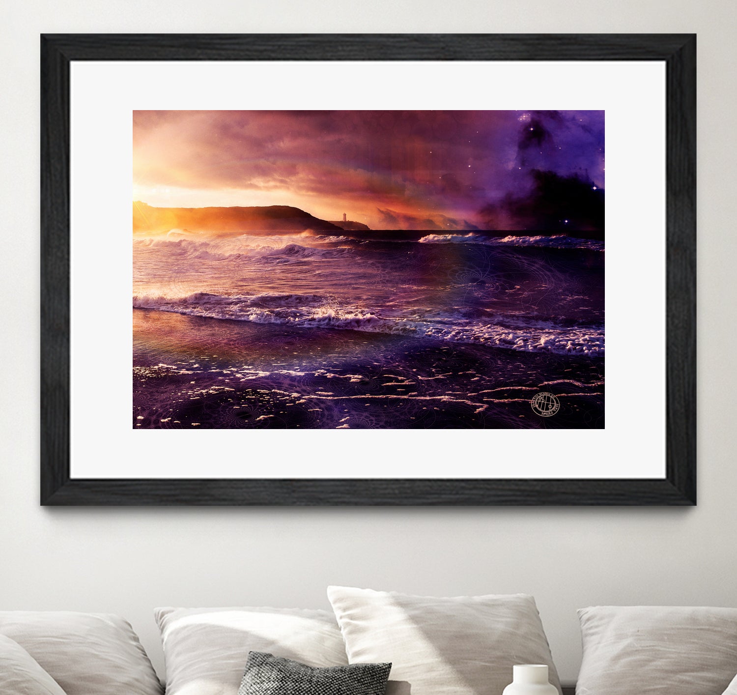 On the Horizon of the Infinite by Jaya Prime on GIANT ART - fuchsia digital painting