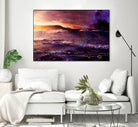 On the Horizon of the Infinite by Jaya Prime on GIANT ART - fuchsia digital painting