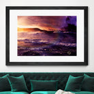 On the Horizon of the Infinite by Jaya Prime on GIANT ART - fuchsia digital painting