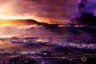 On the Horizon of the Infinite by Jaya Prime on GIANT ART - fuchsia digital painting