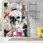 SKULL by Andrew Turner on GIANT ART - red mixed media