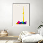 Shapes of Toronto by Yoni Alter on GIANT ART - yellow digital drawing