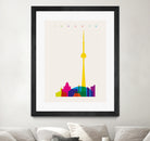 Shapes of Toronto by Yoni Alter on GIANT ART - yellow digital drawing