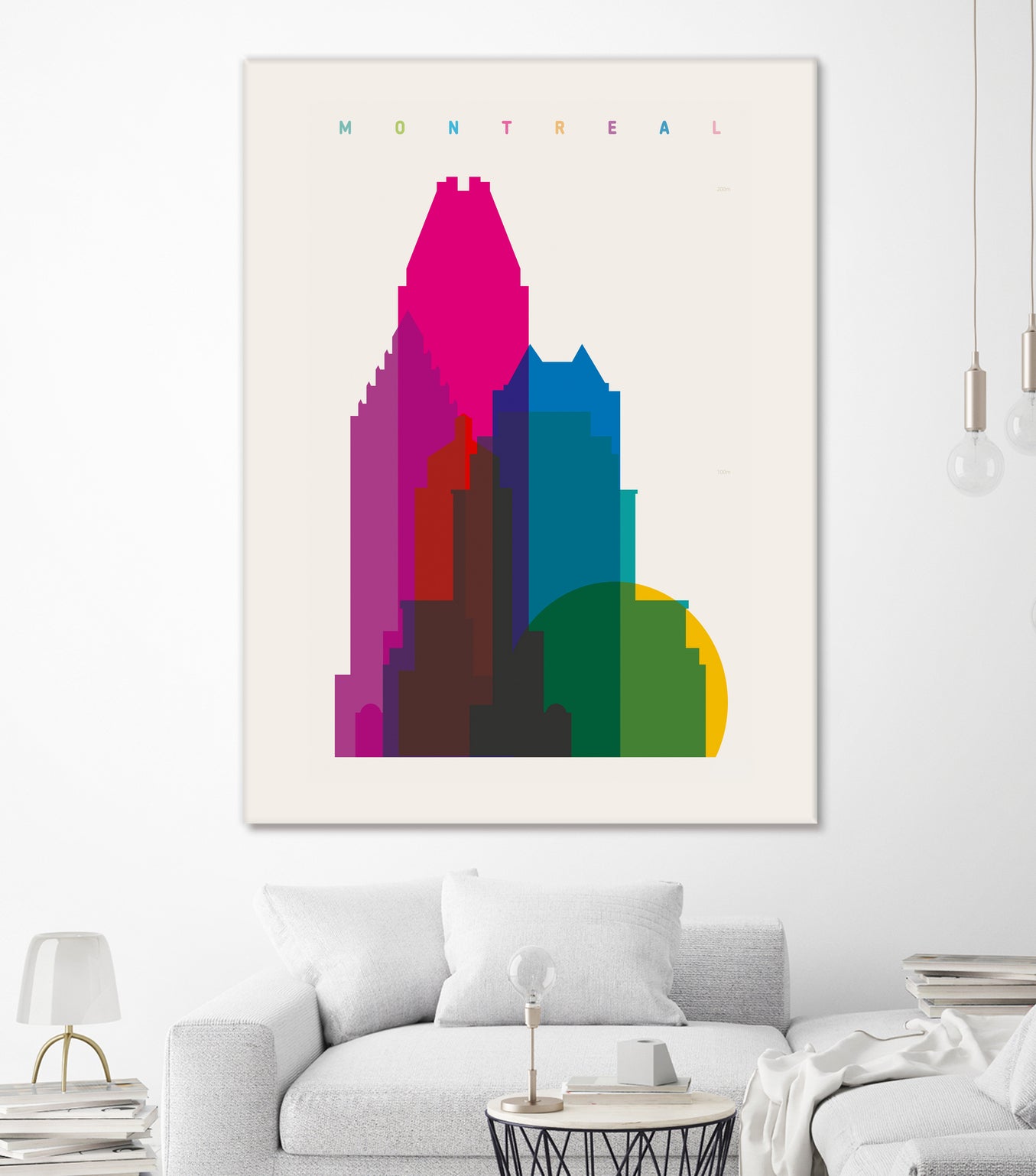 Shapes of Montreal by Yoni Alter on GIANT ART - photo illustration