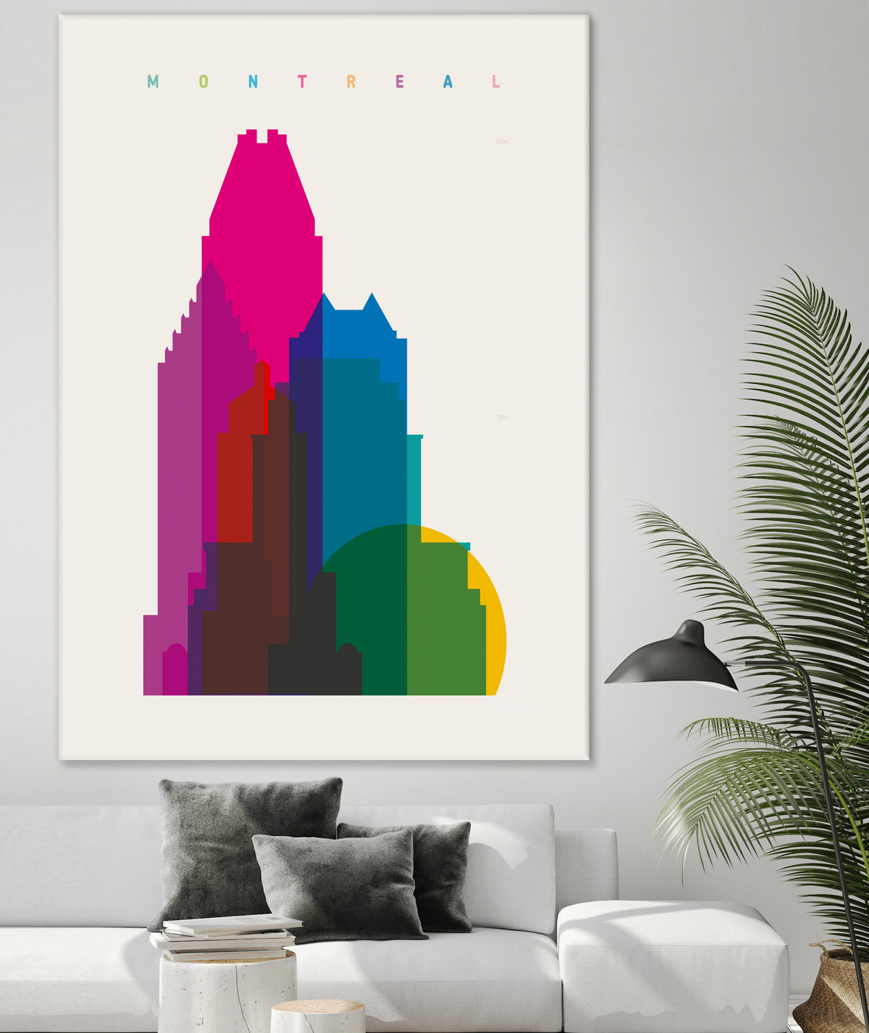 Shapes of Montreal by Yoni Alter on GIANT ART - photo illustration